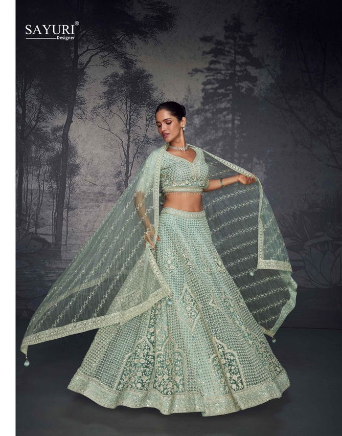 Glamour By Sayuri Designer Net Embroidery Lehenga Choli Orders In India