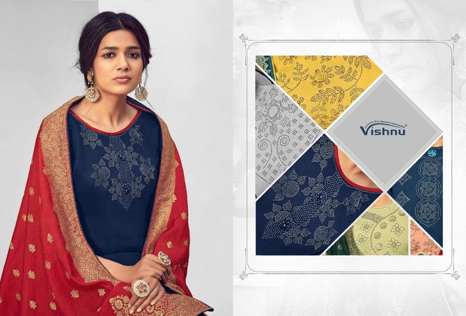 VISHNU NAJNI VOL-2 latest fancy Festive Wear Modal silk With Swarovski Work Heavy Salwar Suit Collection