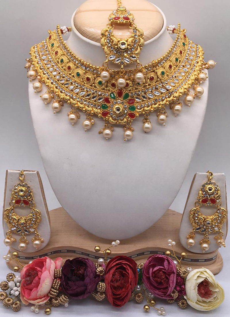 Pretty Wedding Designer Kundan Jewelry Collection