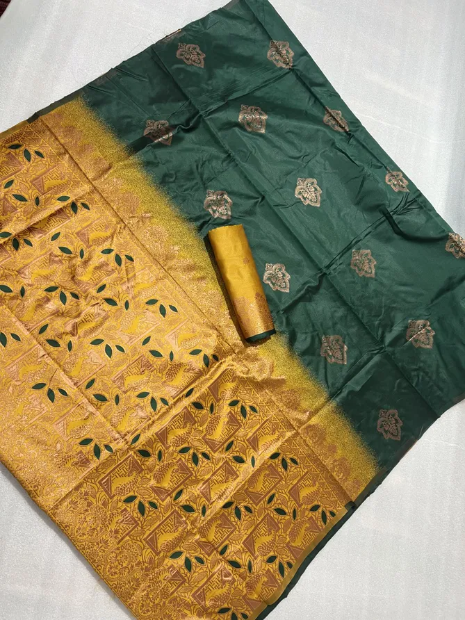 KT 136 Designer Banarasi Soft Silk Sarees Wholesale Price In Surat