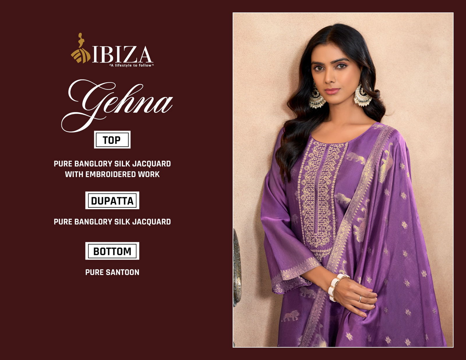 Gehna By Ibiza Banglory Silk Wholesale Salwar Kameez Suppliers In Mumbai