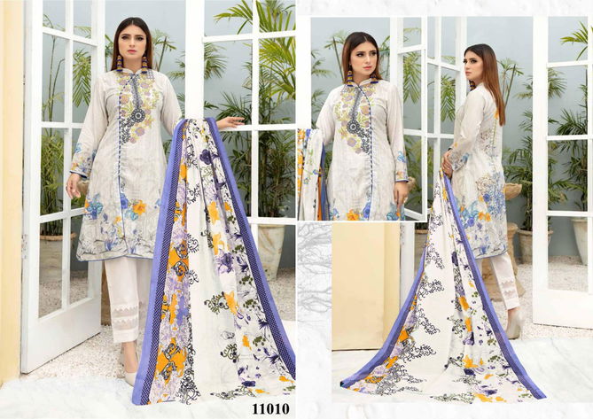 Iris 11 Latest Fancy Designer Casual Wear Cotton Karachi Dress Materials Collection
