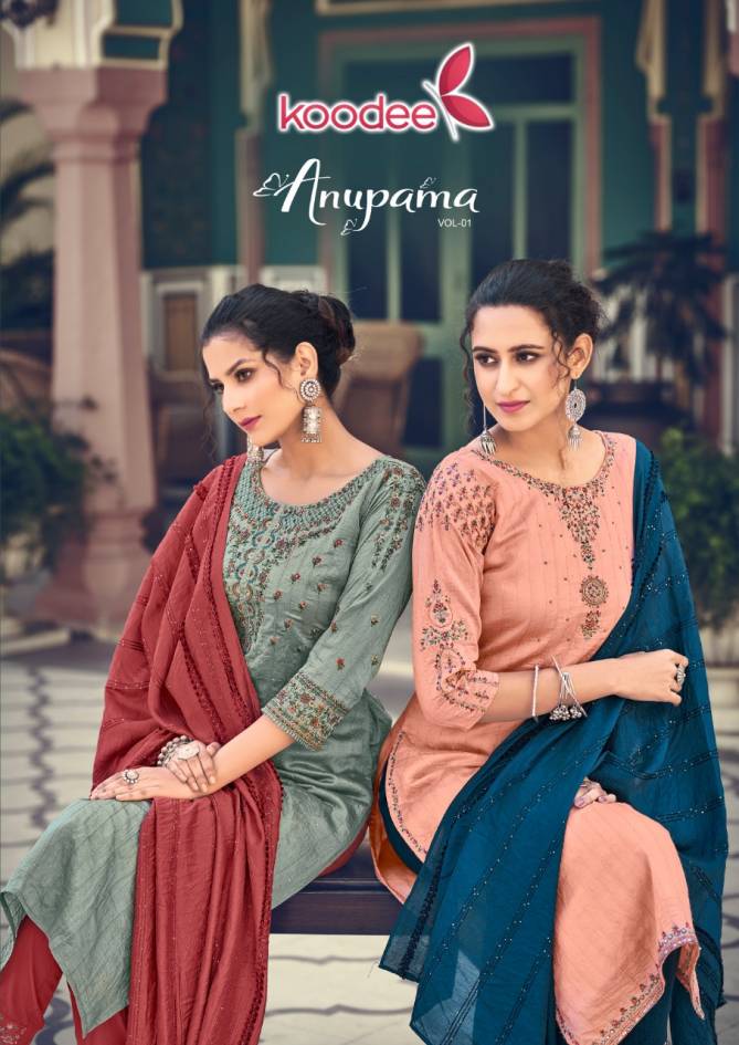 Koodee Anupama 1 New Fancy Ethnic Wear Viscose Ready Made Collection