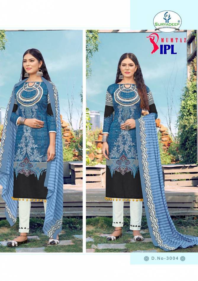 Ipl Mumtaz 3 Latest Fancy Designer Casual Wear Pure Cotton Printed Dress Material Collection
