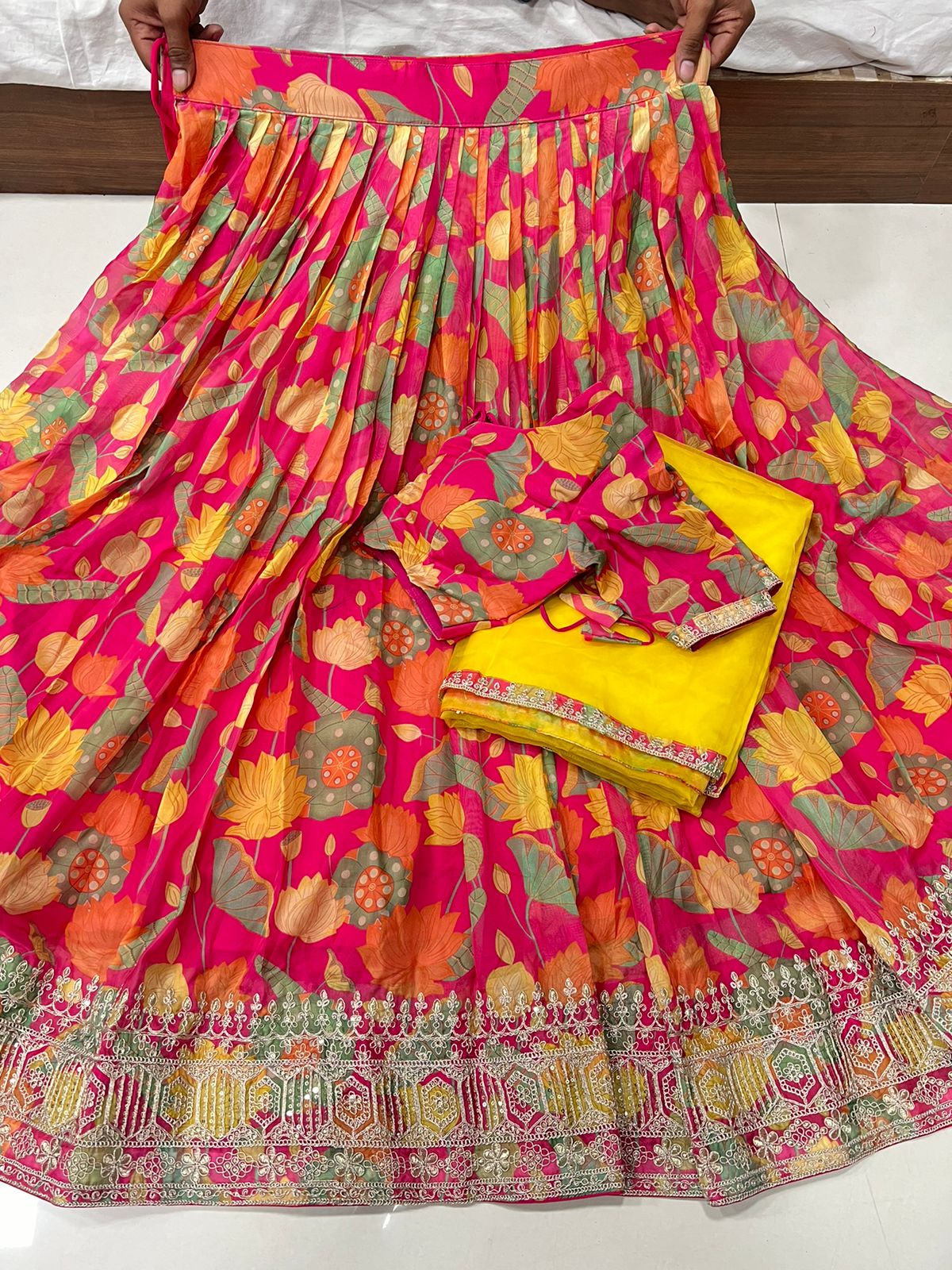 Banwery Gulnaz Viscose Printed Designer Lehenga Choli Wholesale Price