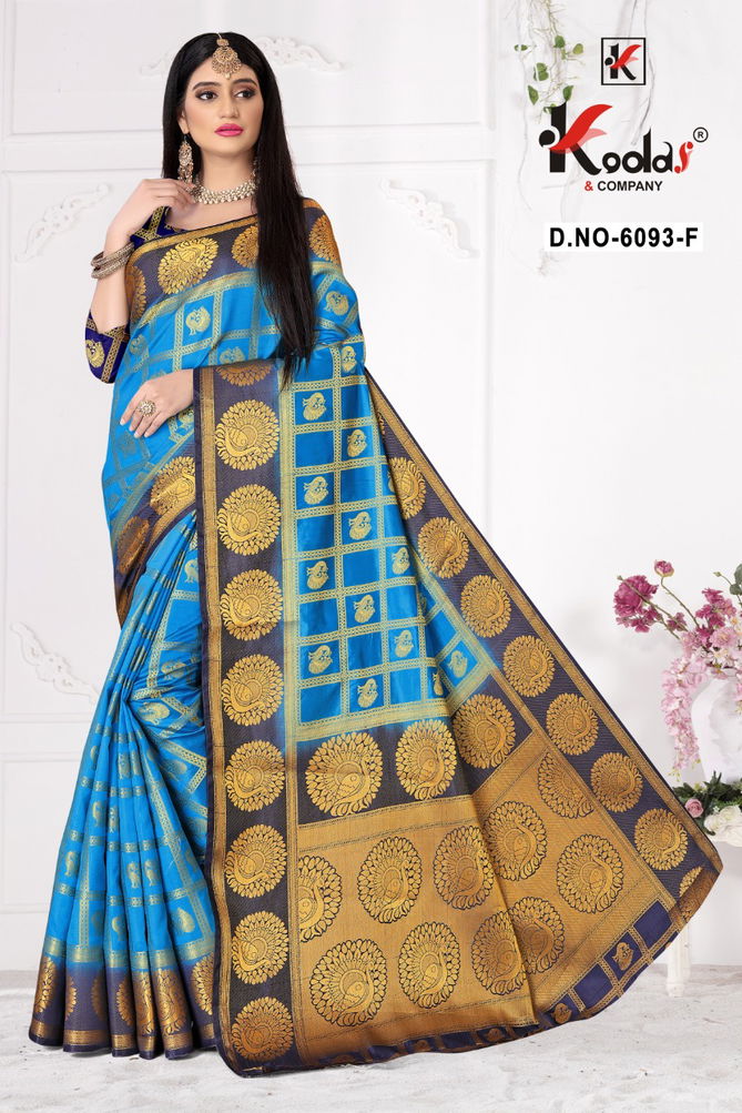 Myra 6093 Latest fancy Designer Festive Wear Banglory Silk Saree Collection
