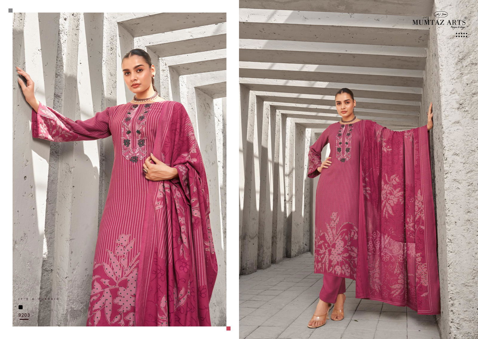 Zohra By Mumtaz Pashmina Printed Dress Material Orders In India