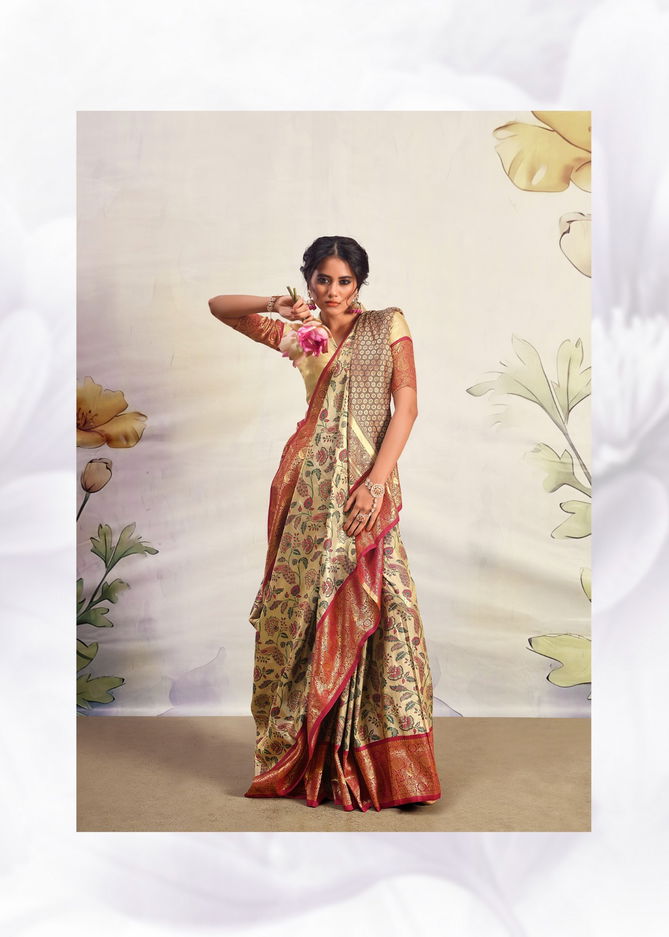 Kaval Silk By Rajyog Silk Wedding Sarees Catalog