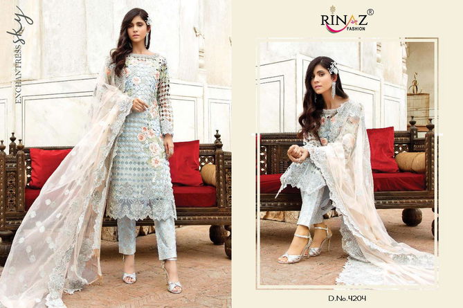 Rinaz Eleonora Faux Nx Designer Exclusive Collection Of Faux Georgette Heavy Worked Pakistani Suits