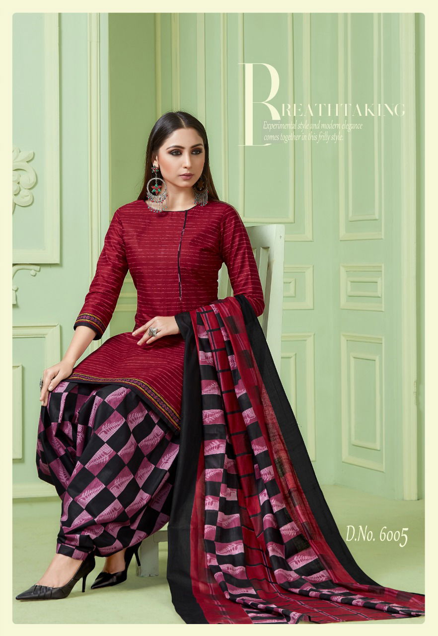 SC Liza 6th Edition Latest Designer Festive Wear Cotton Printed Dress Material Collection 