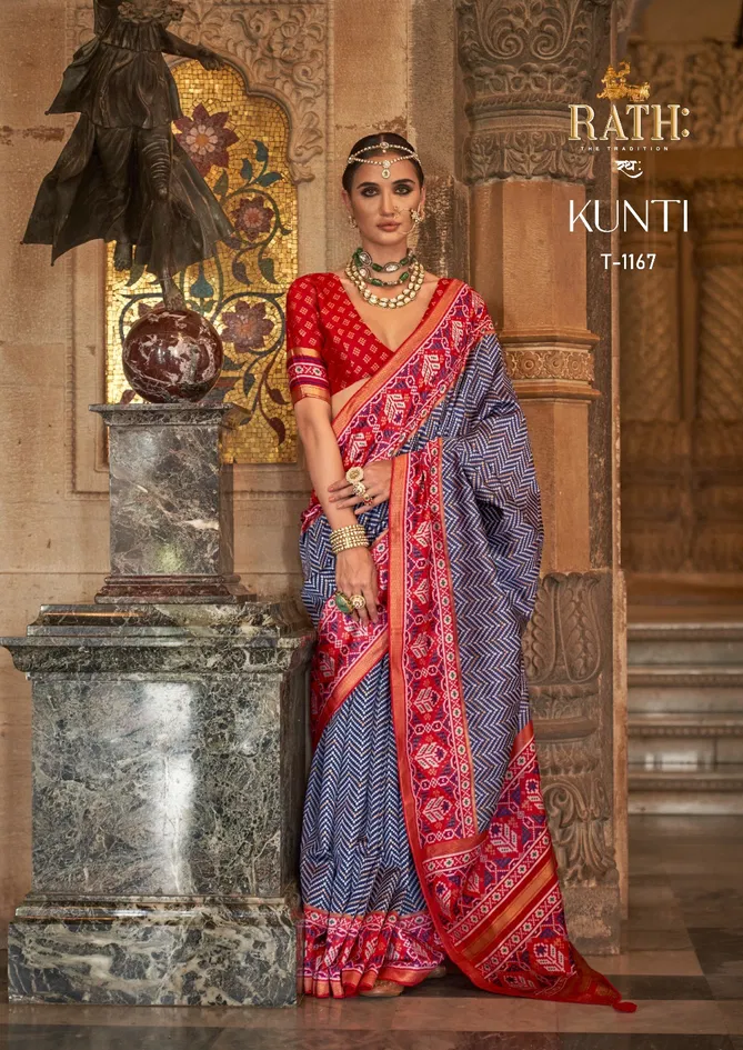 Kunti 1162 To 1171 By Rath Silk Printed Designer Saree Wholesale Online