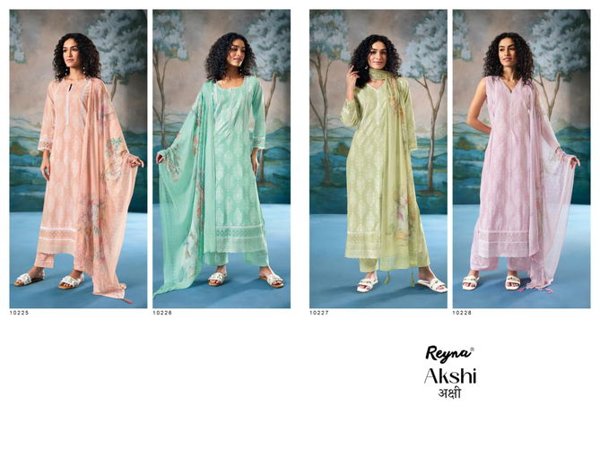 Akshi By Reyna Cotton Block Printed Dress Material Suppliers In India