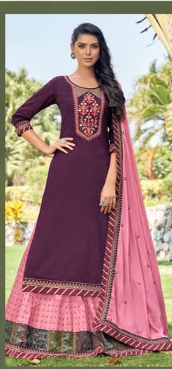 RANGOON MASTANI Latest Designer Fancy Wedding Wear Jam Silk With Heavy Embroidery Work Readymade Salawar Suit Collection