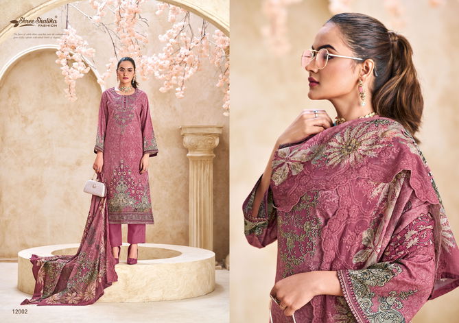 Mannat Vol 12 By Shree Shalika Printed Lawn Cotton Dress Material Wholesalers In Delhi