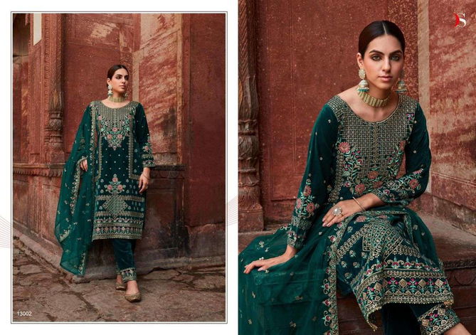 Deepsy Tahjib 13001 Series Velvet Pakistani Salwar Suit Wholesale Online