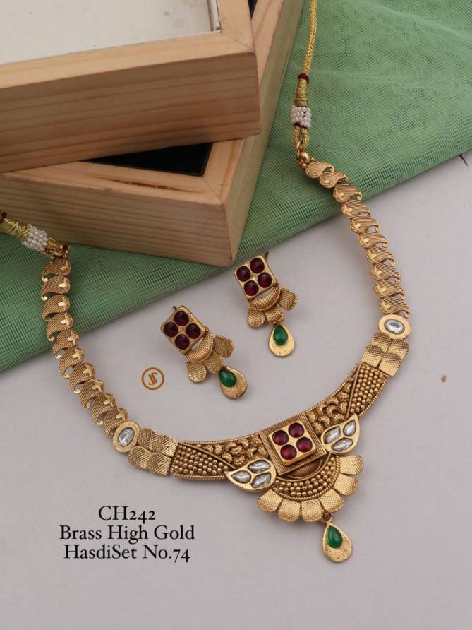 CH 2 Brass High Gold Wholesale Hasadi Set In India
