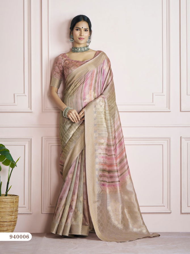 Kingfisher By Rajpath Khadi Silk Printed Saree Suppliers In India