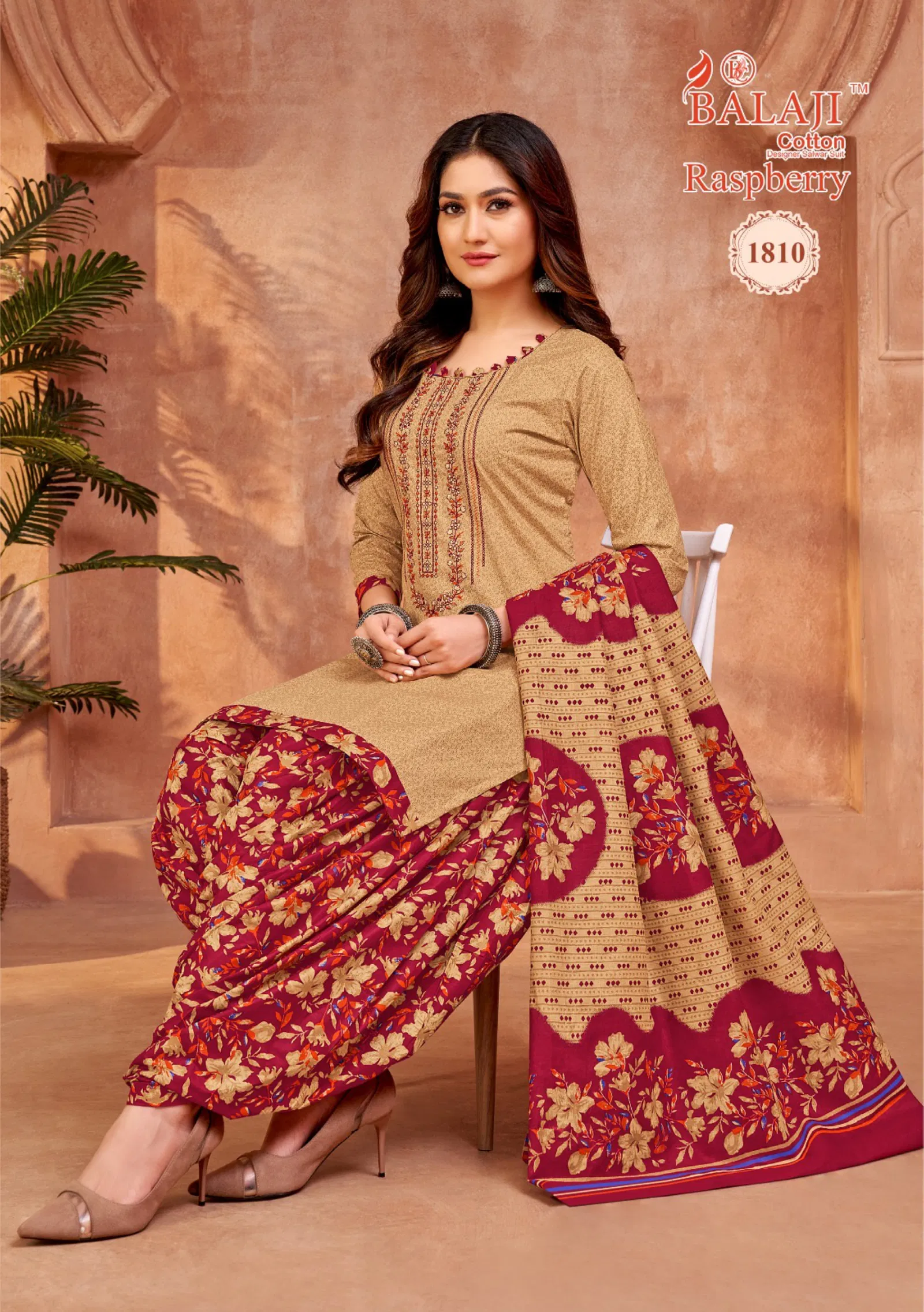 Raspberry Vol 18 By Balaji Cotton Dress Material Suppliers In India