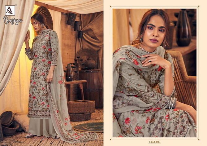 Alok Bagiya Latest Designer  Pure Viscose Velvet Printed Dresss Material Collection 
