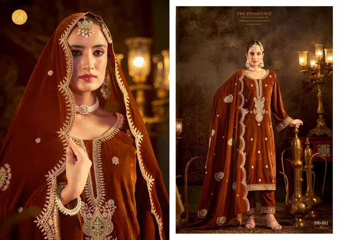 Velvet Ishq By Belliza Embroidery Salwar Kameez Exporters In India