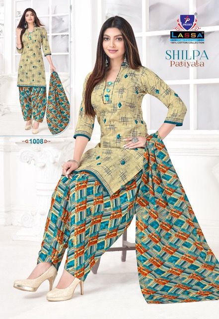 Arihant Lassa Shilpa Cotton Printed Daily Wear Dress Material