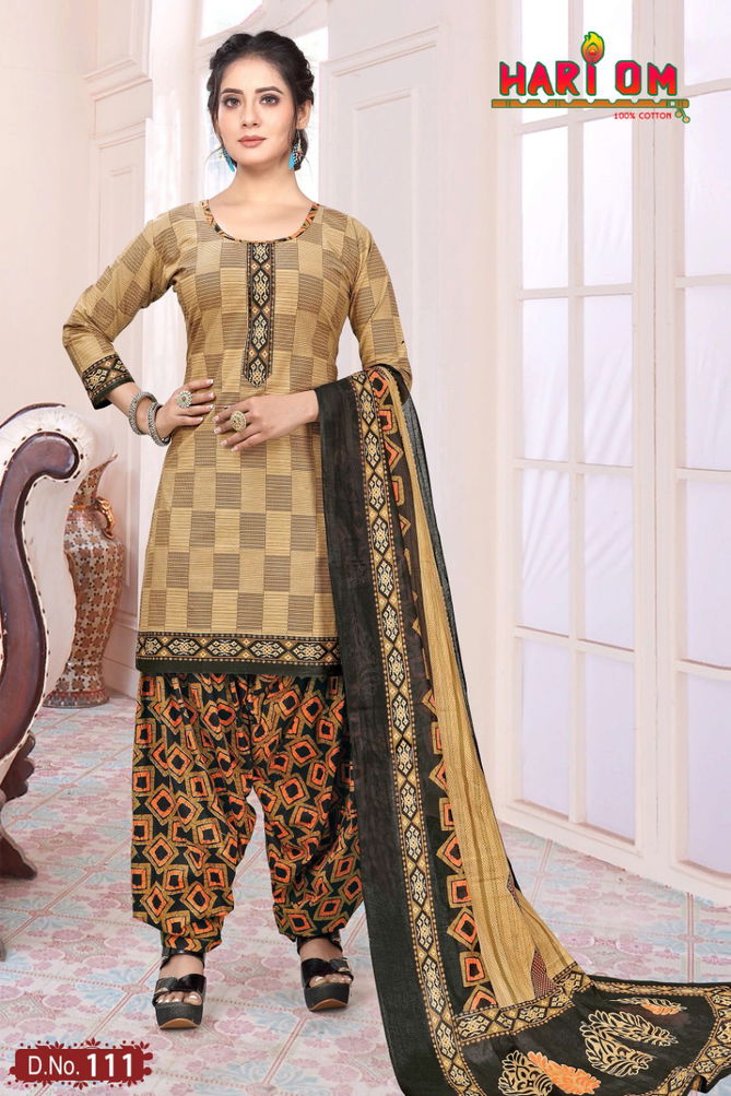 Hari Om Print 1 Latest Fancy Regular Wear Printed Cotton Salwar Suit  Collection
