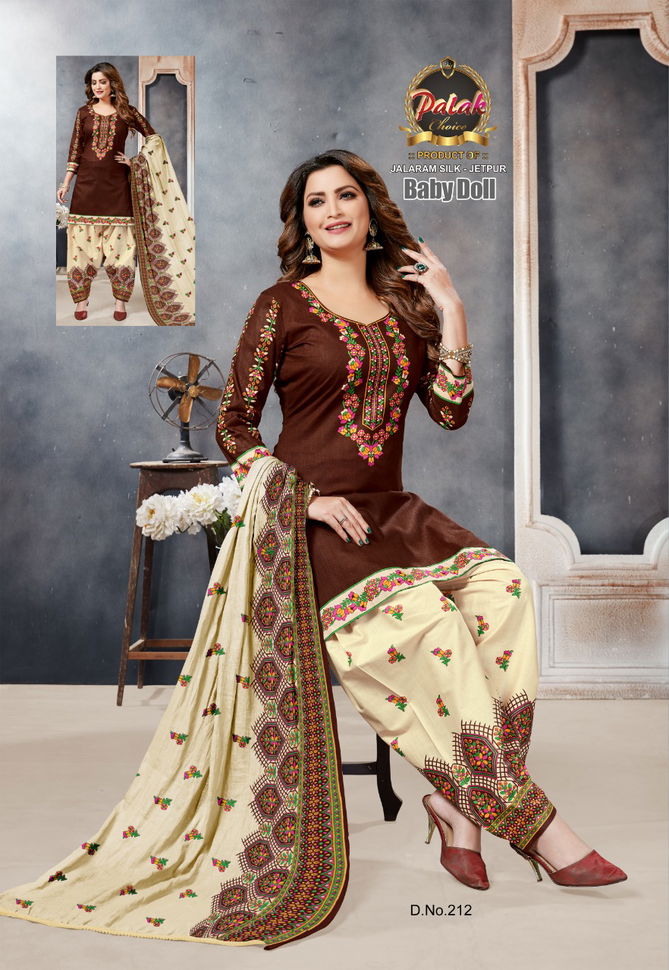 Palak Baby Doll Vol 2 Latest Designer Pure Printed Cotton Dress Material Collection