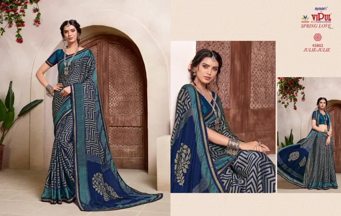 VIPUL SPRING LOVE VOL-2 Latest Fancy Casual Wear Fancy Printed Saree Collection