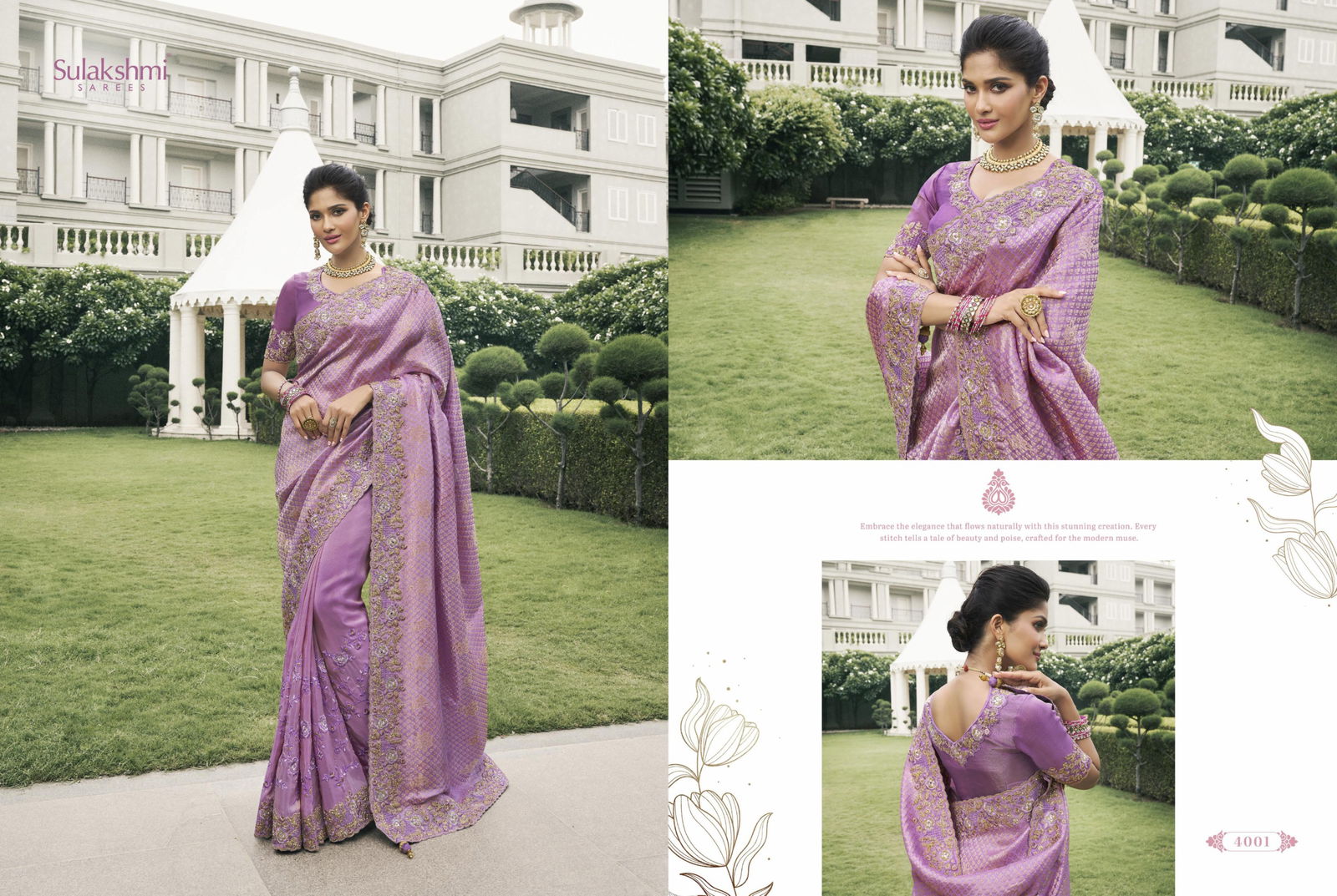 Bridal Heritage By Sulakshmi Tissue Silk Wholesale Saree Suppliers In Mumbai