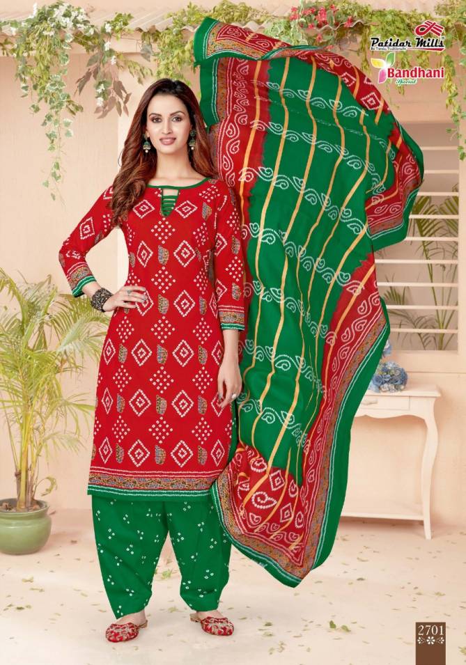 Patidar Bandhani Special Vol 27 Latest Exclusive Designer Pure Cotton Printed Dress Material Collection With Cotton Dupatta 