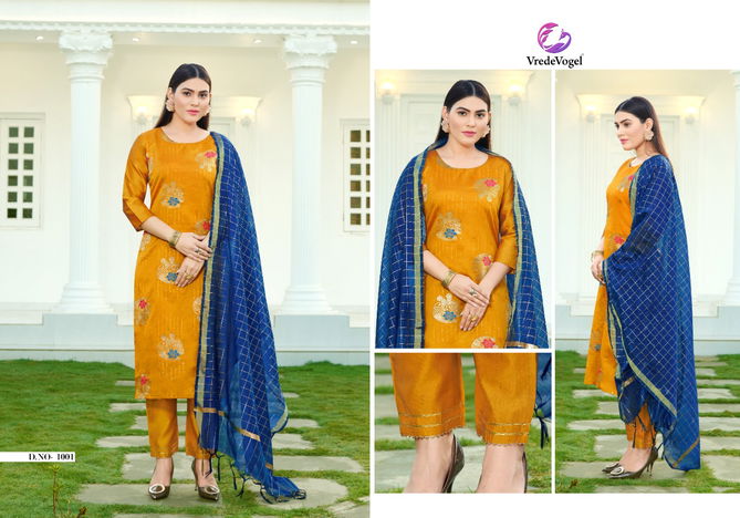 Vredevogel Reewa Fancy Designer Festive Wear Silk Latest Ready Made Collection