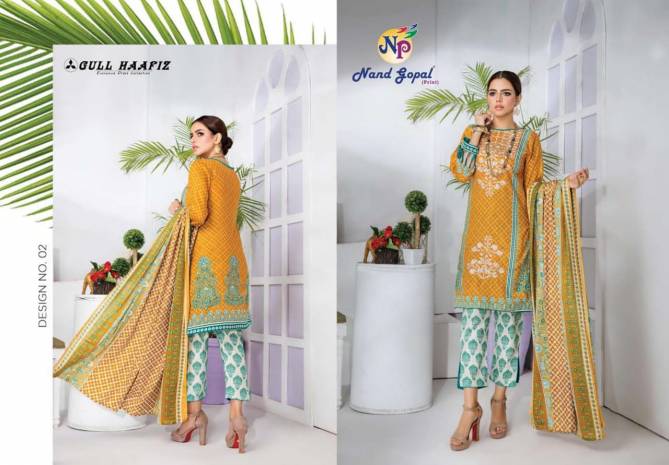 Nand Gopal Sofiya Casual Wear Printed Karachi Cotton Dress Material
