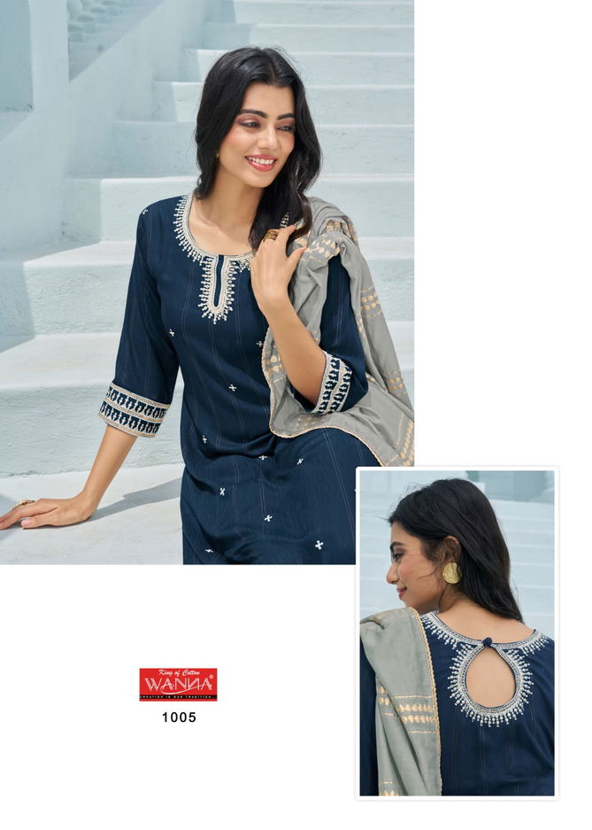 Ekaya By Wanna Pure Viscose Readymade Suits Catalog