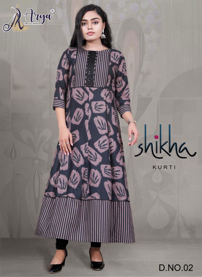 Shikha By Arya Dress Maker Fancy Long Western Kurti Catalog