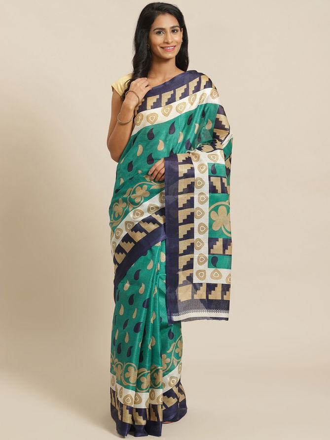 Bhagalpuri 3 Ethnic Festive Daily Wear Silk Sarees Collection