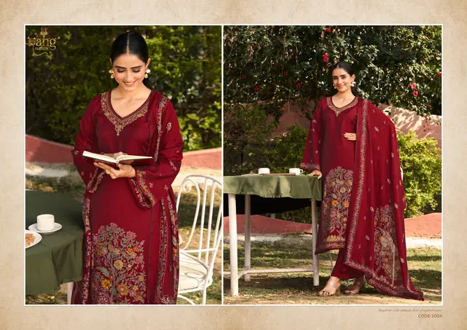 Sadagi By Rang Roman Silk Digital Printed Dress Material Wholesalers In Delhi