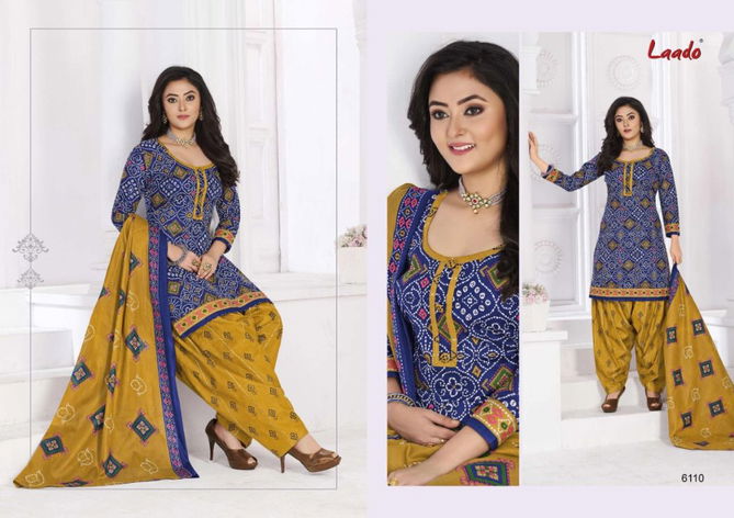 Laado Print 61 Fancy Regular Wear Cotton Printed Dress Material Collection