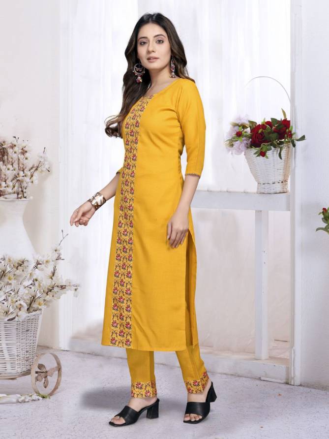 Gng 1115 Fancy Wear Cotton Designer Kurti With Bottom Collection