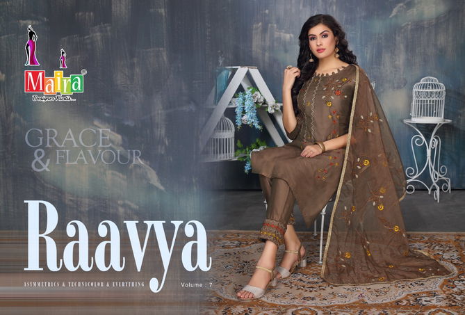 Maira Raavya 7 Latest Ethnic Wear Silk Heavy Ready Made Collection