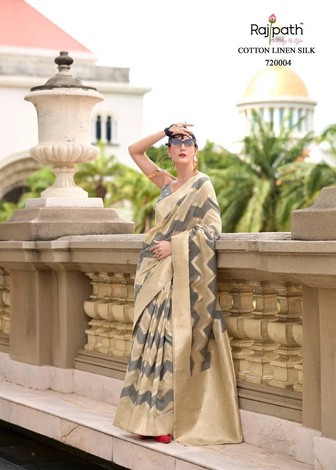 Renault Silk By Rajpath Cotton Linen Silk Saree Suppliers In India