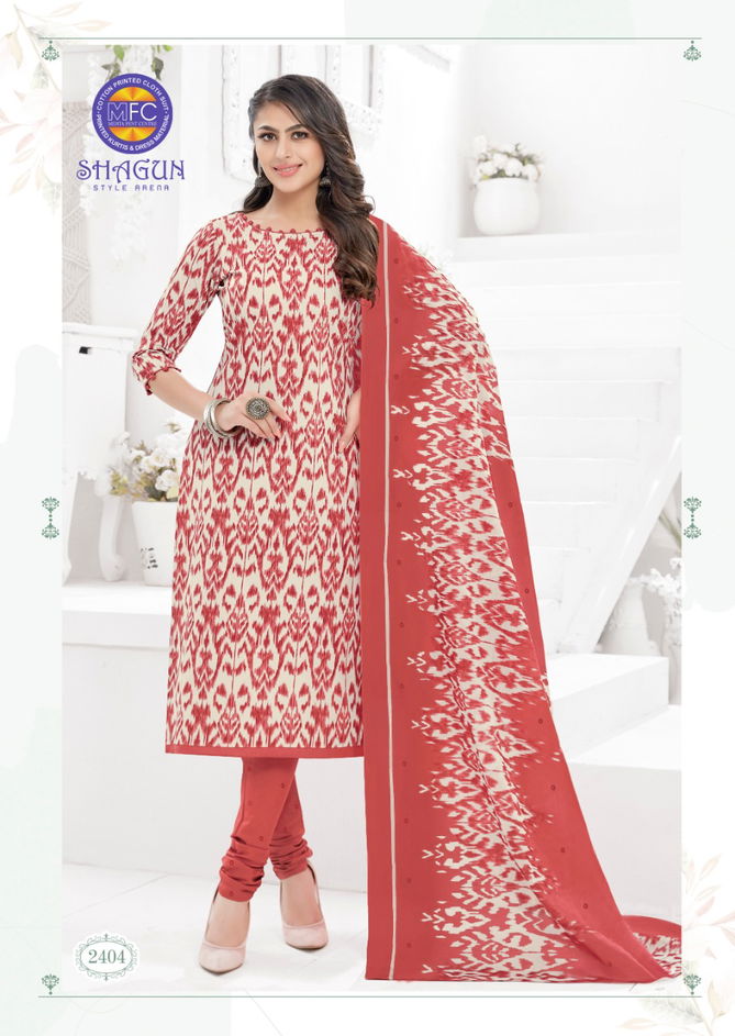 MFC Shagun vol 24 Fancy Printed Cotton Regular Wear Dress Material