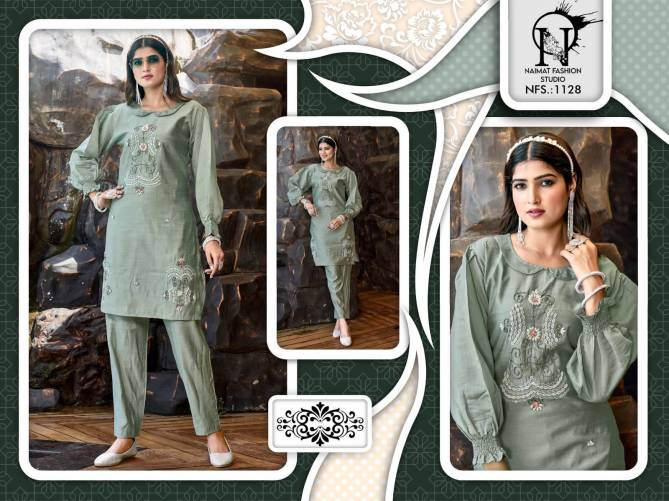 Naimat Fashion Studio 1128 Tunic Kurti With Bottom Wholesale Online