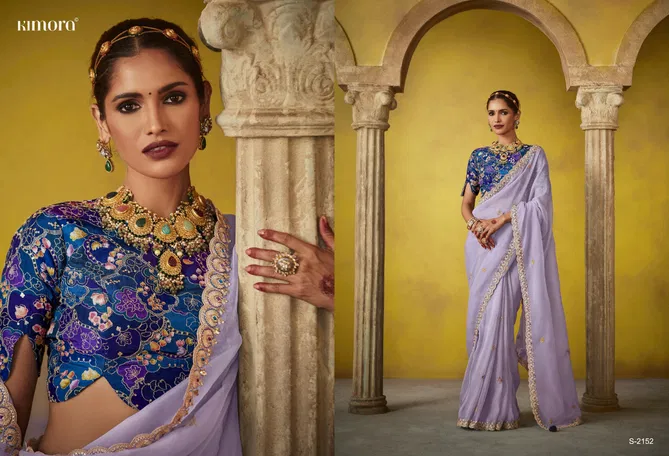 Divani By Kimora Tissue Wedding Wear Saree Wholesale Market In Surat