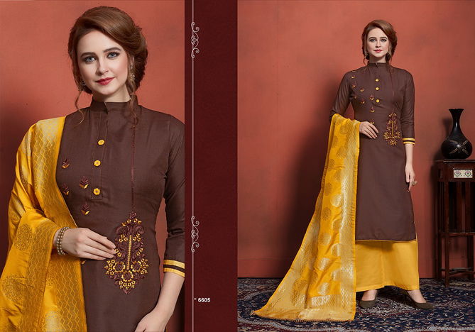 Wonder Churidar Party Wear Pure Cotton Dress Material