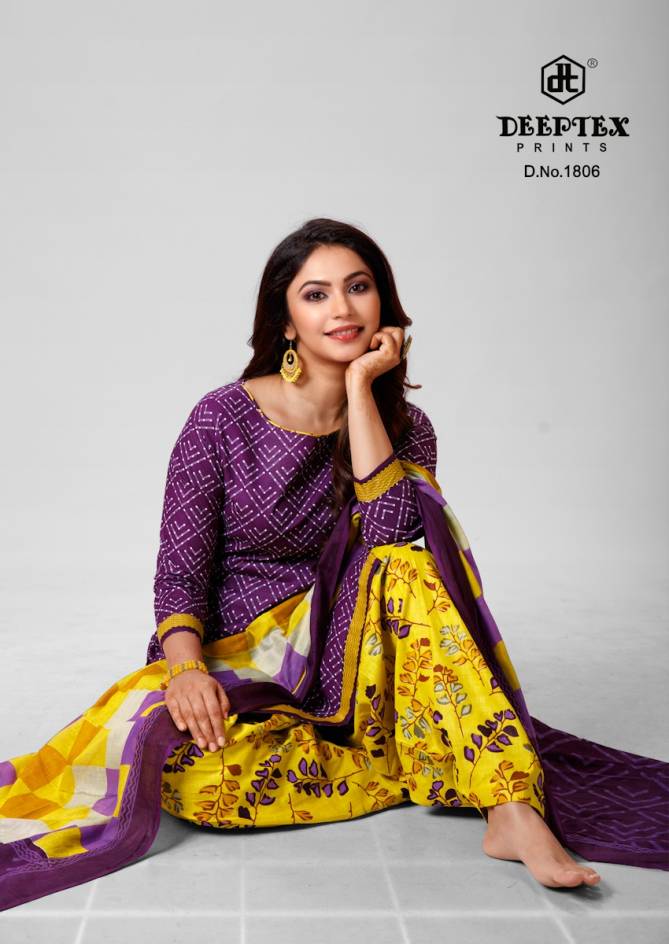 Deeptex Pichkari 18 Pure Cotton Printed Casual Wear Dress Material Collection
