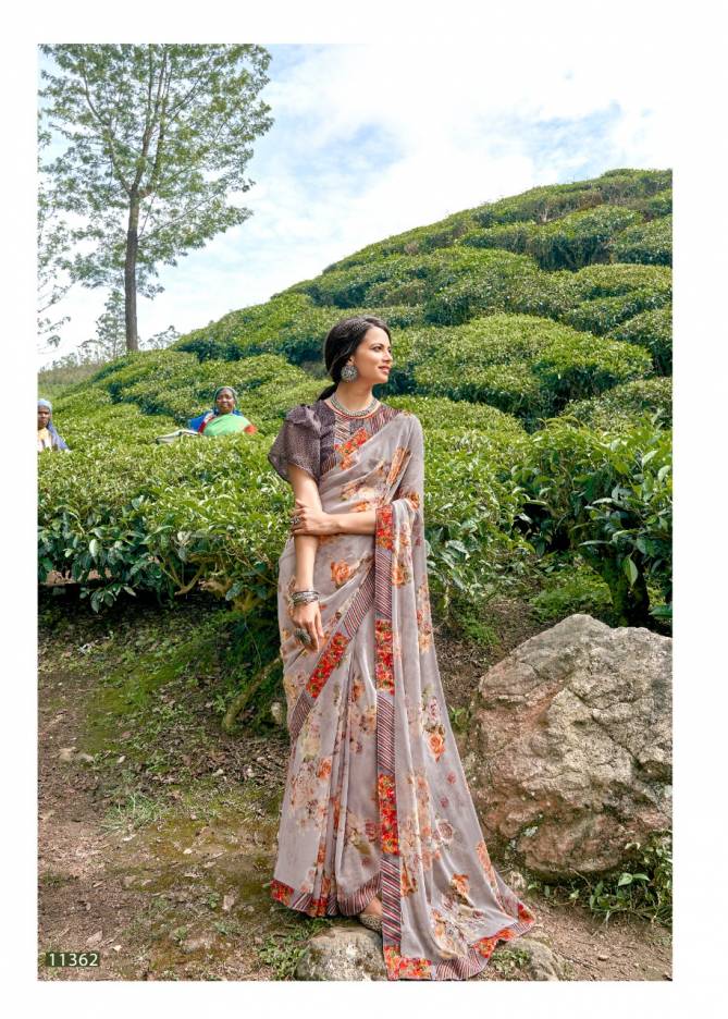 VALLABHI IMLI Latest Heavy Casual Wear Fancy Weightless Printed Saree Collection
