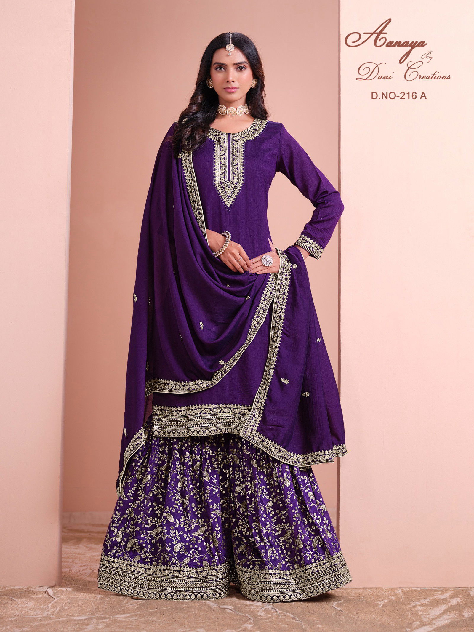 Vol 216 Art by Aanaya Silk Designer Salwar Kameez Collection