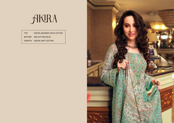 Akira By Fida Blended Voile Cotton Dress Material Wholesale Clothing Suppliers In India