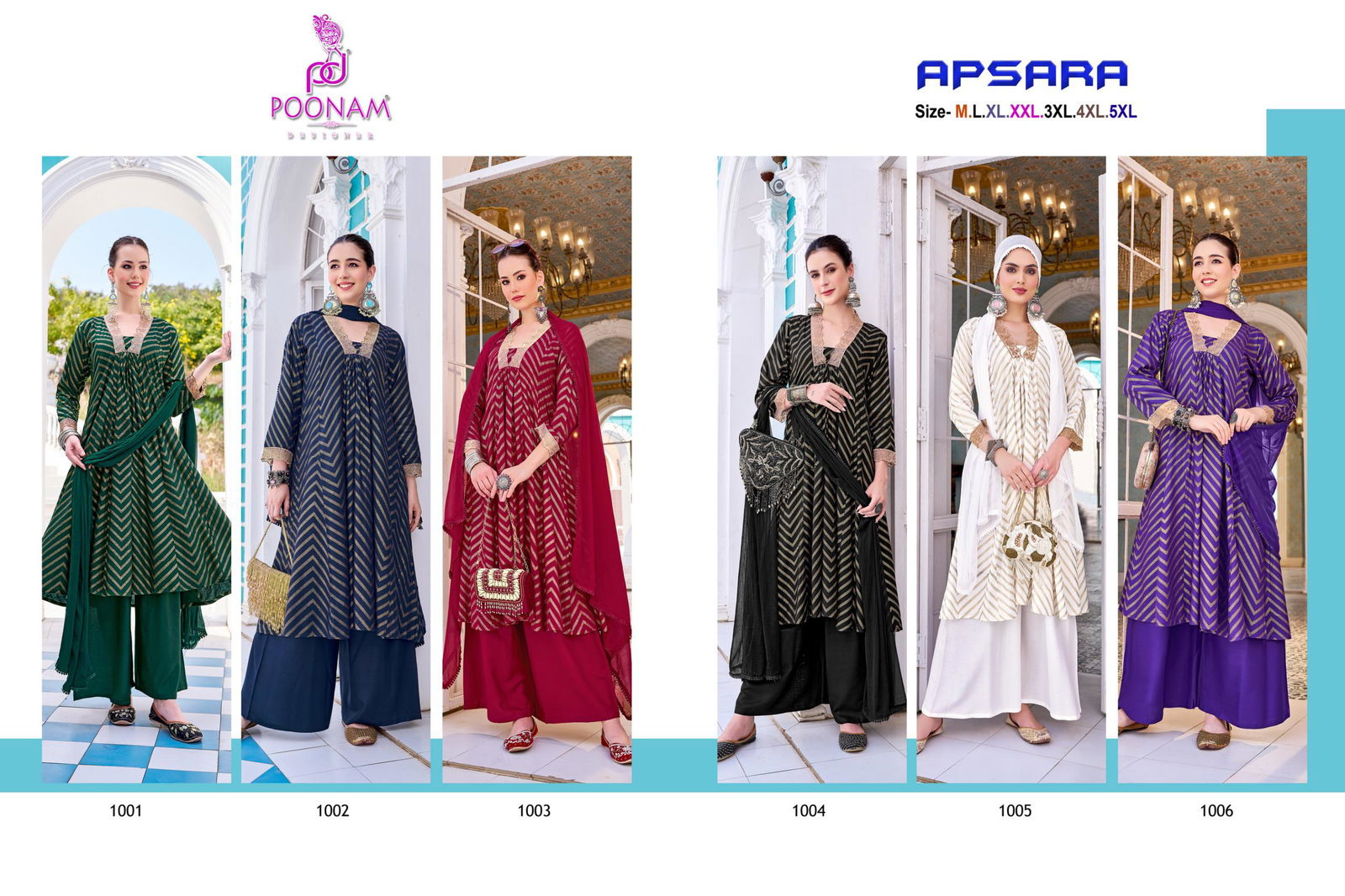 Apsara By Poonam Rayon Foli Printed Kurti With Bottom Dupatta Suppliers In India