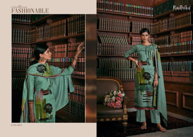 Azara Irina Nx Zam Cotton Printed Designer Casual Wear Drees Material Collection
